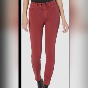 PAIGE Women's Hoxton Ankle with Double Button High Rise Skinny in Vintage Velvet